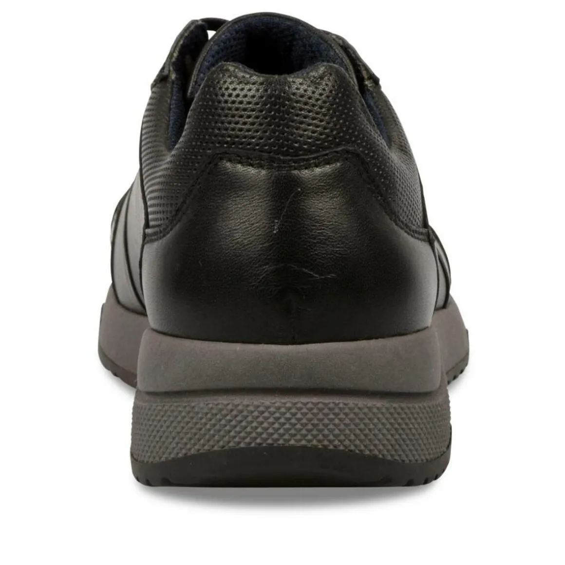 Sneakers ZWART DENIM SIDE LEER