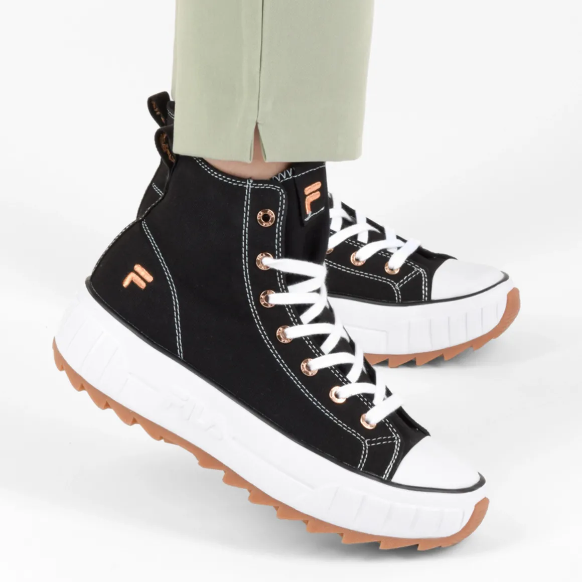 Sneakers ZWART FILA Blockster Mid Wmn