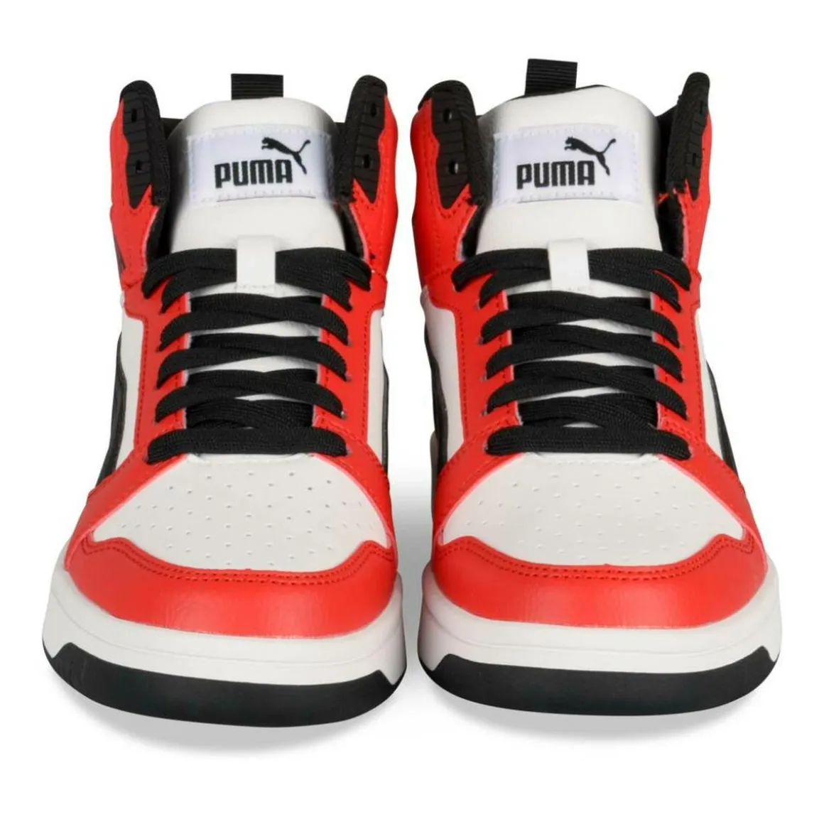 Sneakers ZWART PUMA Jr Rebound V6 Mid