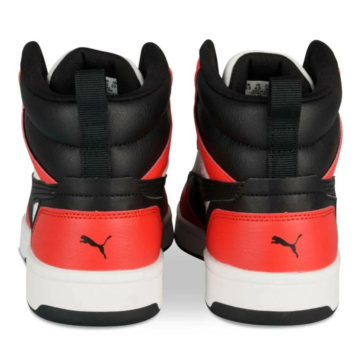 Sneakers ZWART PUMA Jr Rebound V6 Mid