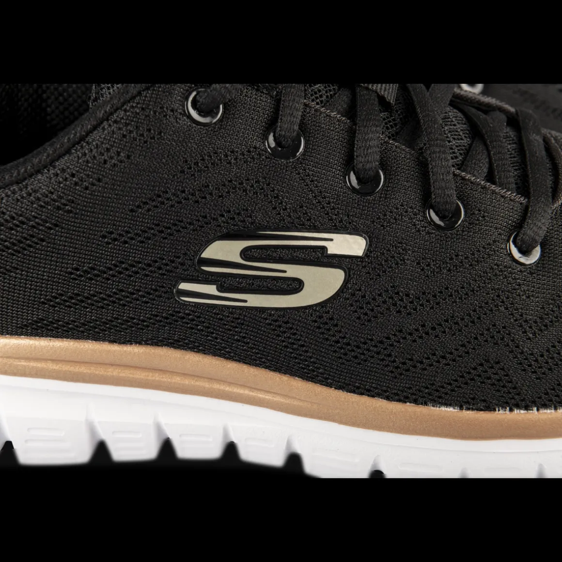 Sneakers ZWART SKECHERS GRACEFUL