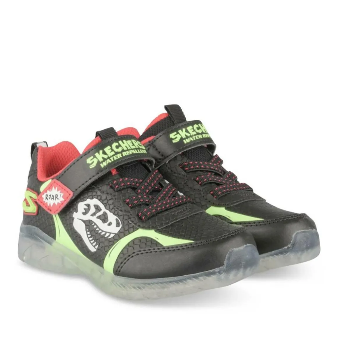 Sneakers ZWART SKECHERS Illumi-Brights Dino-Glo