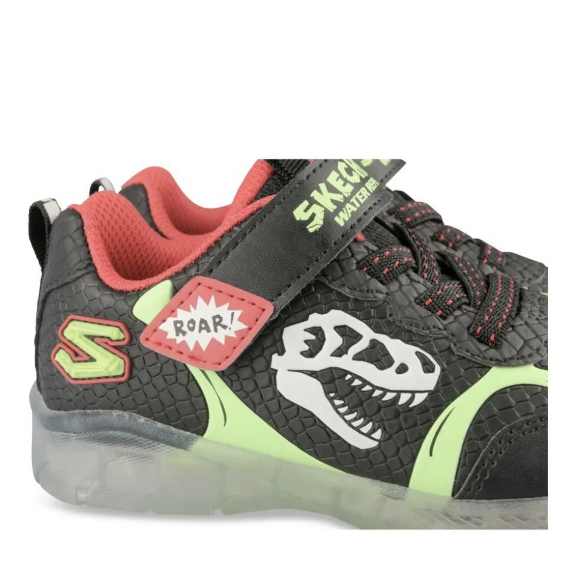 Sneakers ZWART SKECHERS Illumi-Brights Dino-Glo