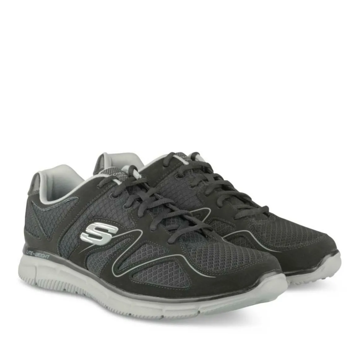 Sneakers ZWART SKECHERS Satisfaction Flash Point