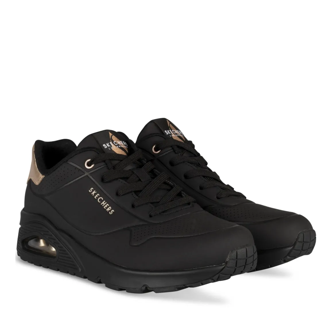 Sneakers ZWART SKECHERS UNO