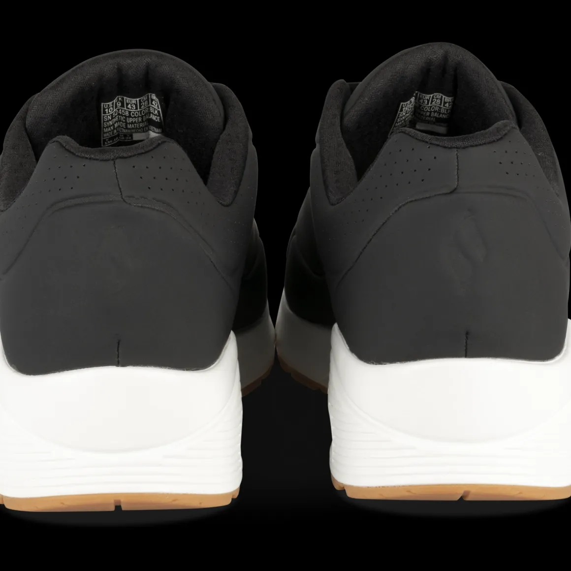 Sneakers ZWART SKECHERS UNO
