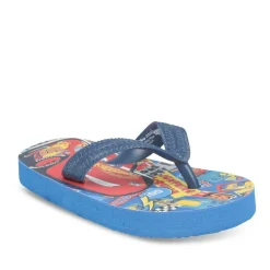 Teenslippers BLAUW CARS