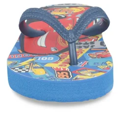 Teenslippers BLAUW CARS