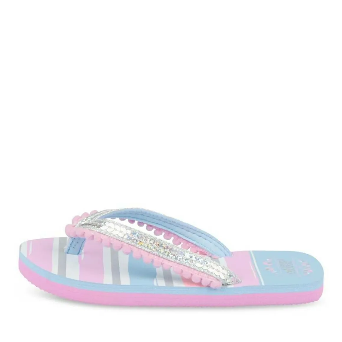 Teenslippers BLAUW LOVELY SKULL