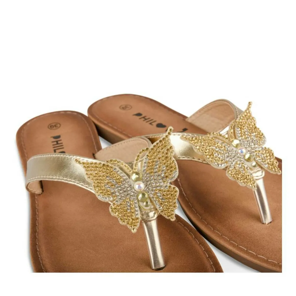 Teenslippers GOUD PHILOV