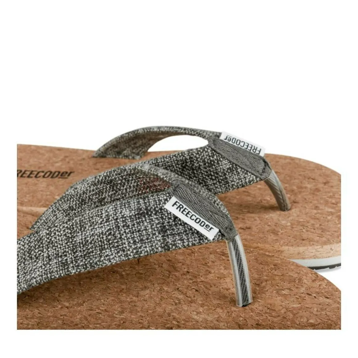 Teenslippers GRIJS