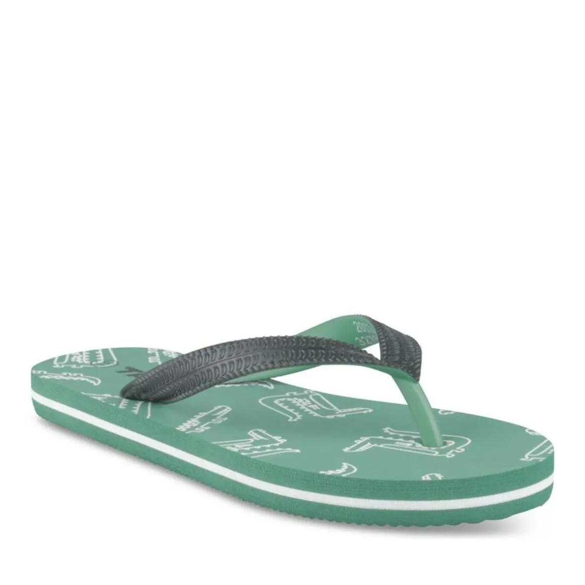 Teenslippers GROEN