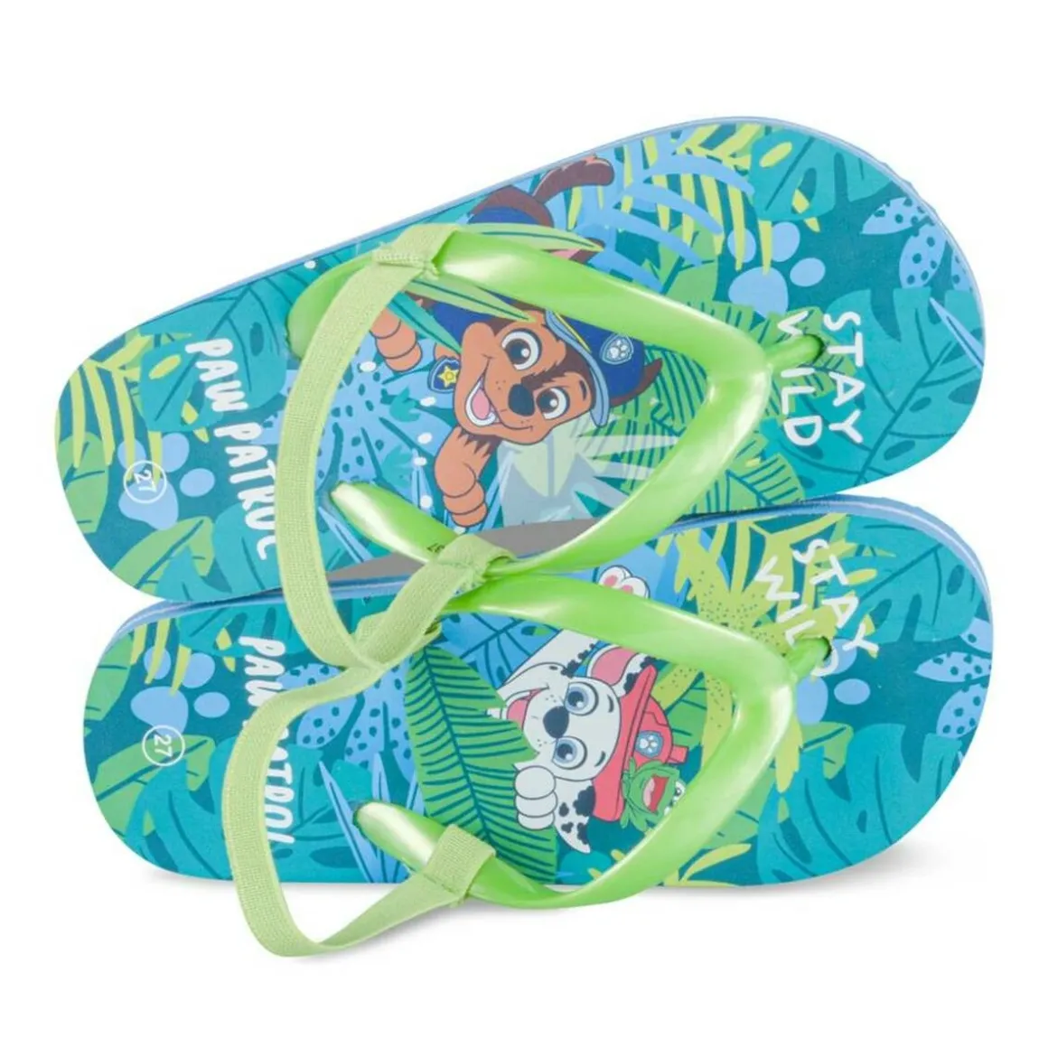 Teenslippers GROEN