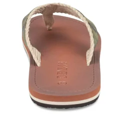 Teenslippers GROEN DENIM SIDE