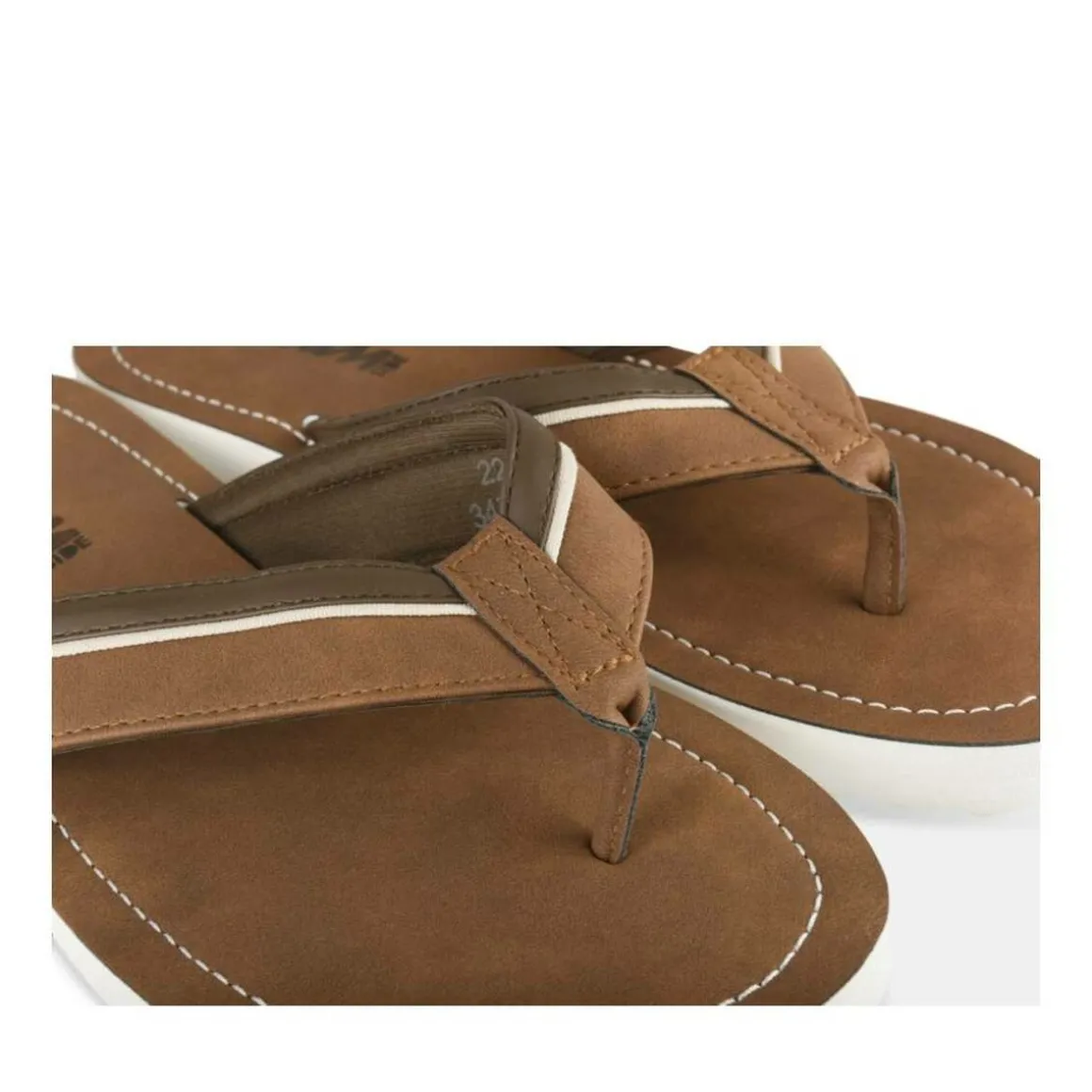 Teenslippers KASTANJEBRUIN