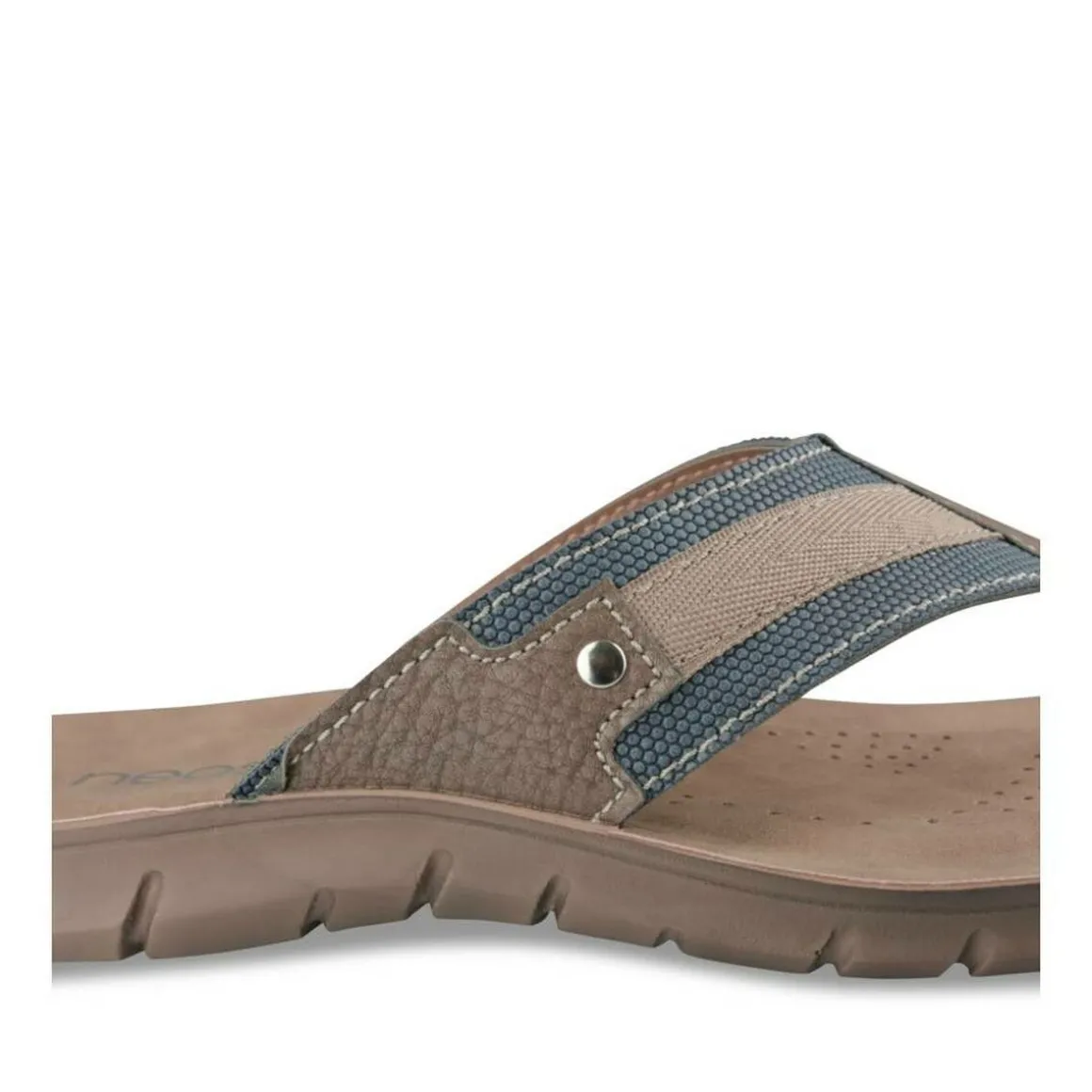 Teenslippers KASTANJEBRUIN NEOSOFT RELAX