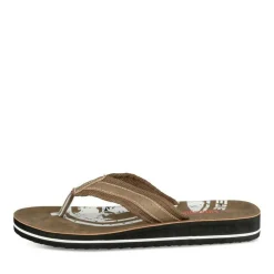 Teenslippers KASTANJEBRUIN
