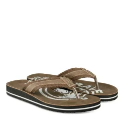 Teenslippers KASTANJEBRUIN