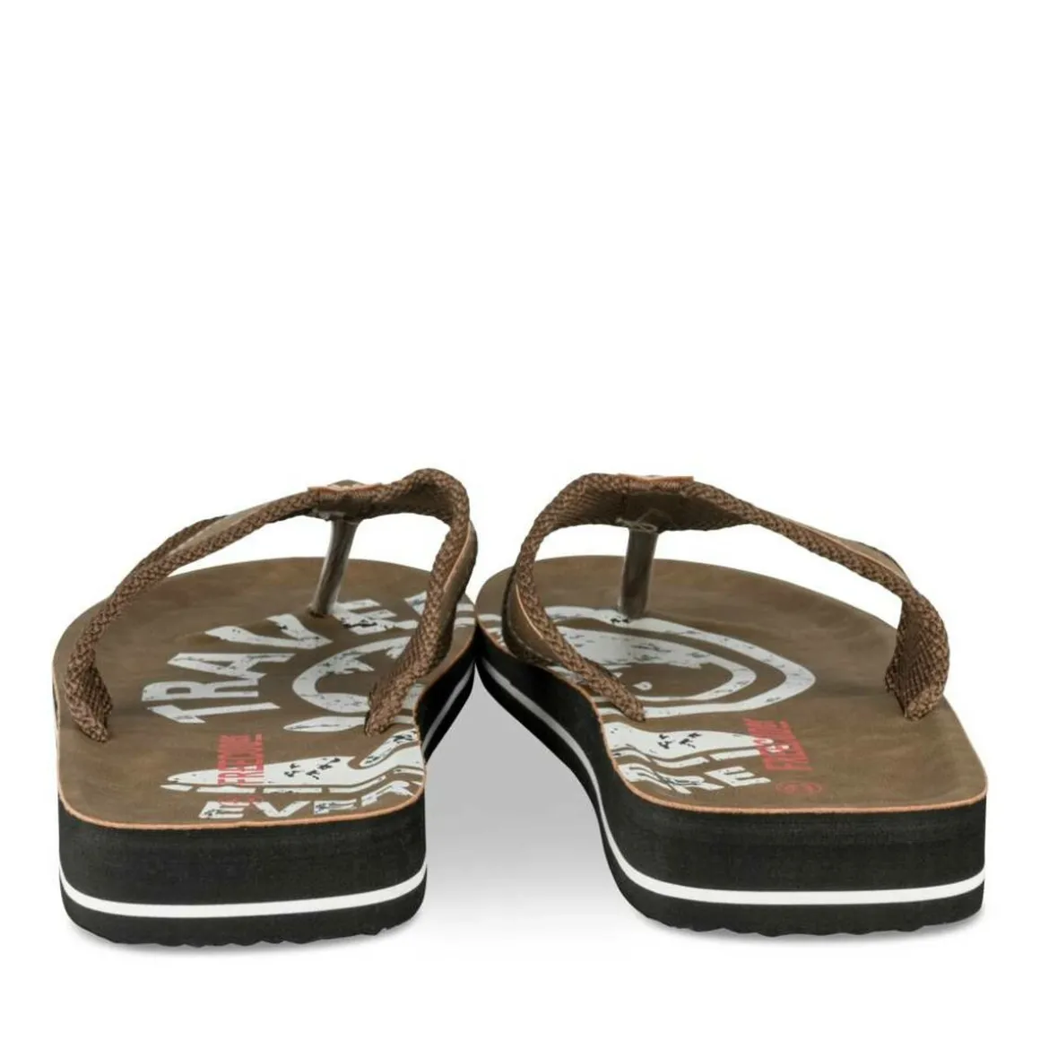 Teenslippers KASTANJEBRUIN