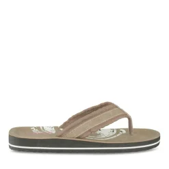 Teenslippers KASTANJEBRUIN