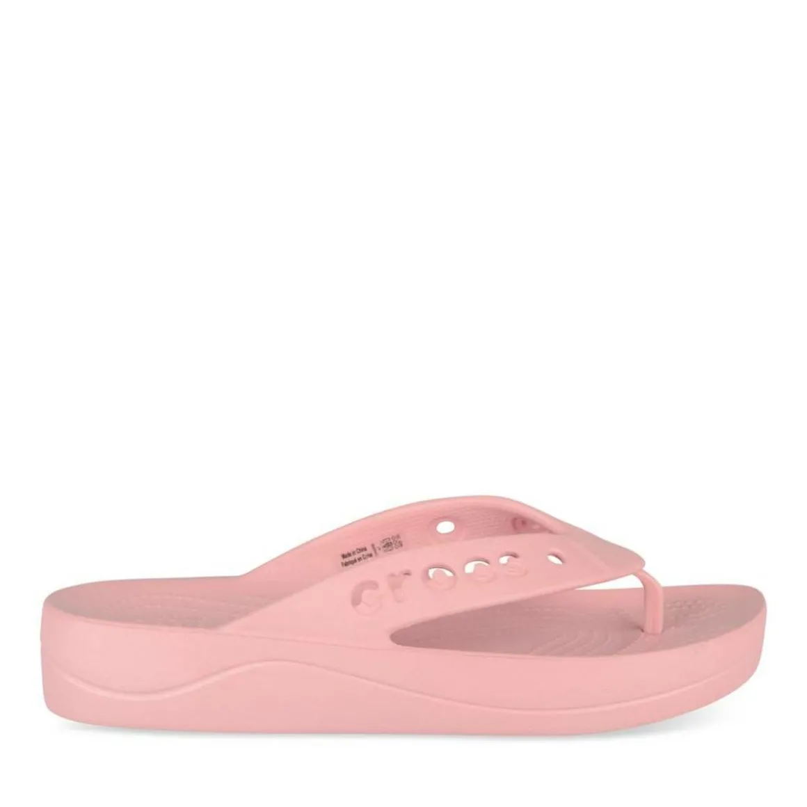 Teenslippers ROZE CROCS Baya Plateform Flip