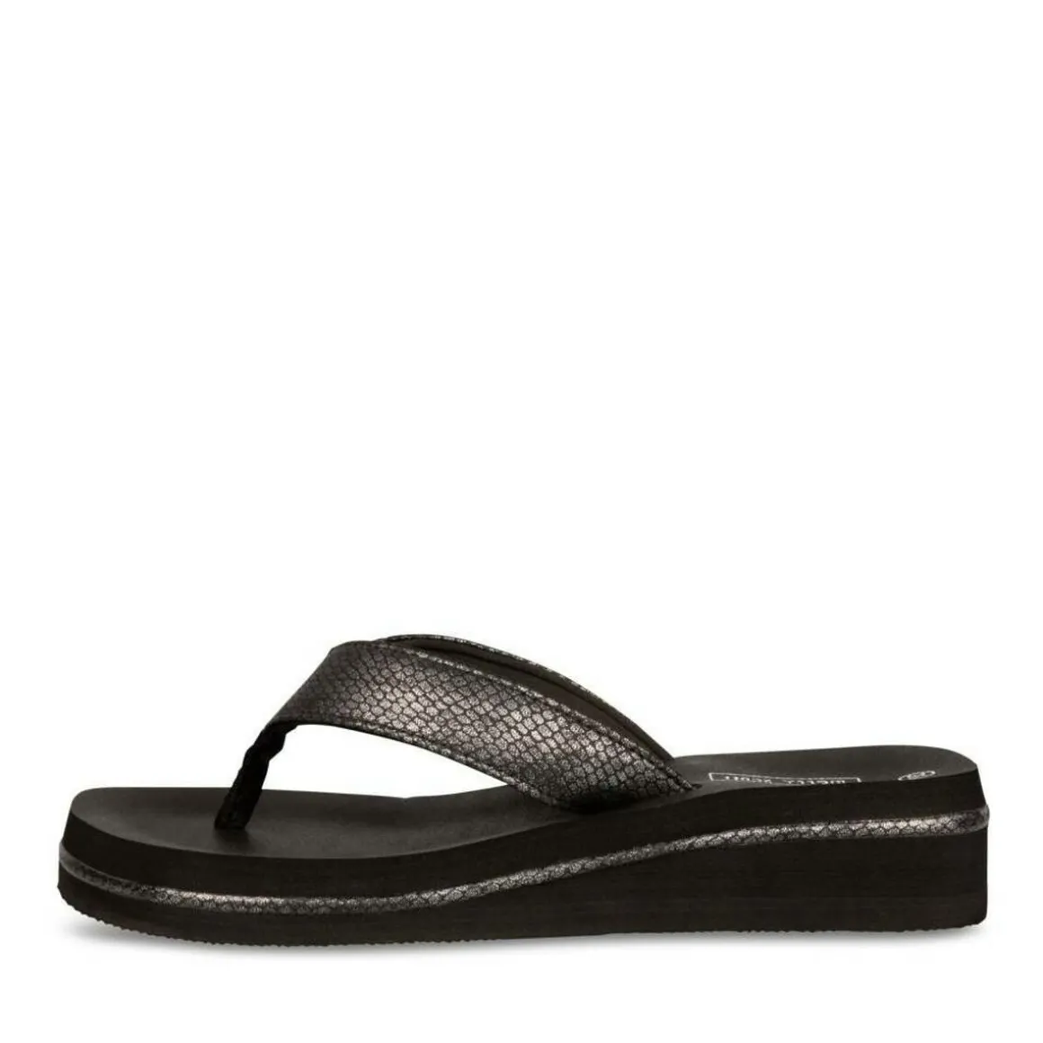 Teenslippers ZWART