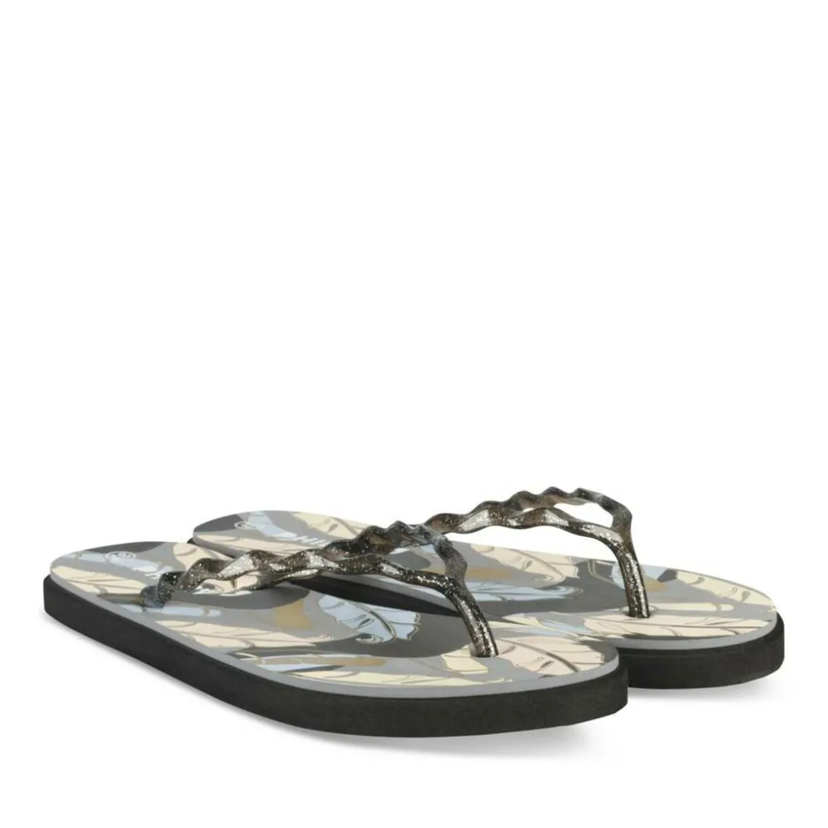 Teenslippers ZWART