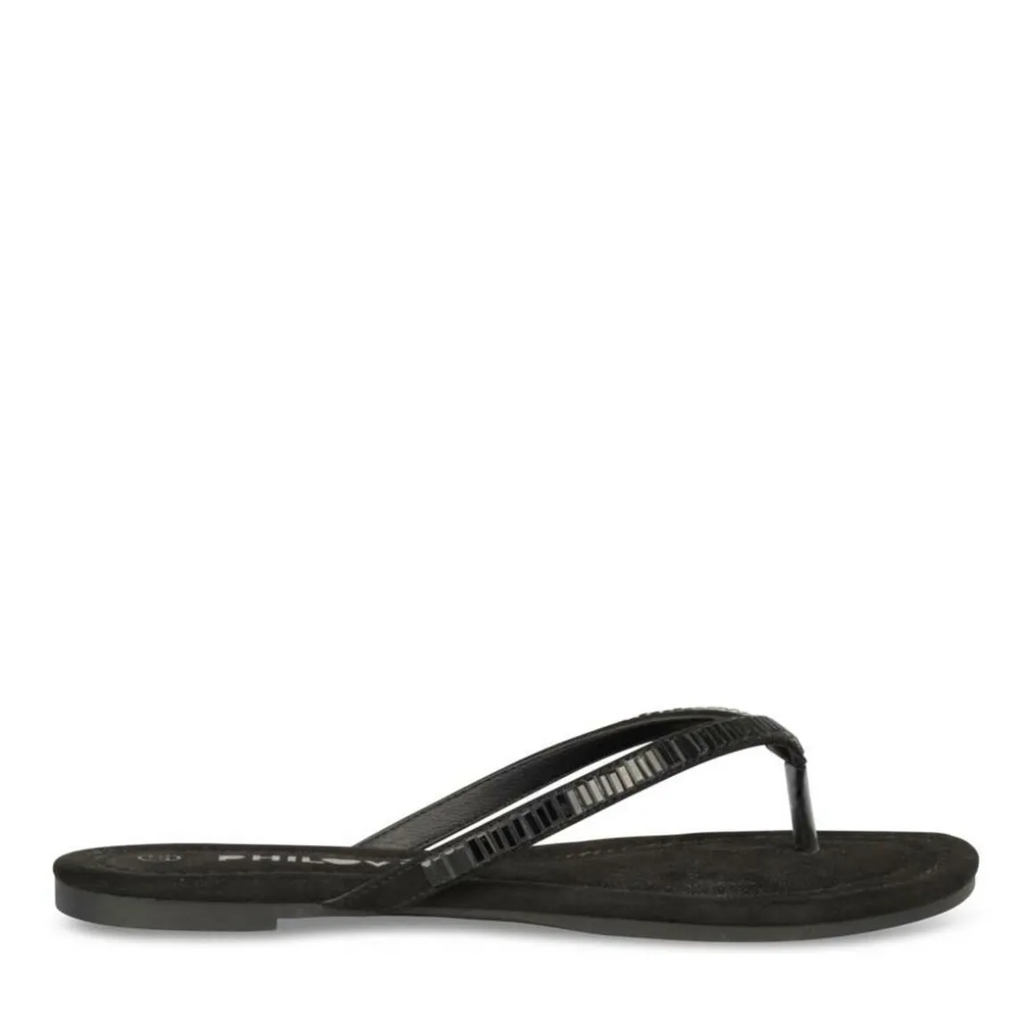 Teenslippers ZWART
