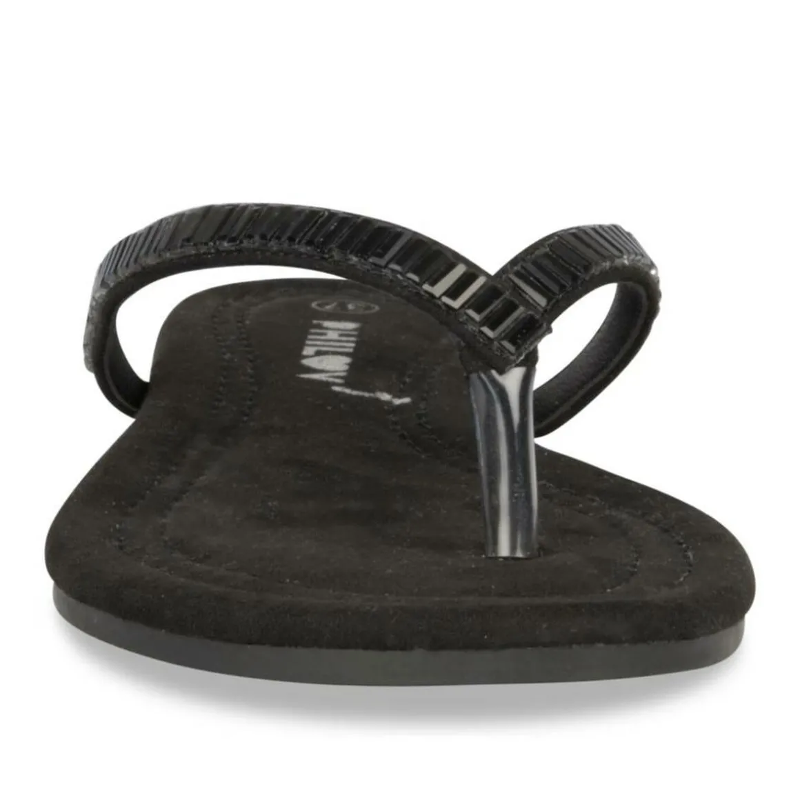 Teenslippers ZWART