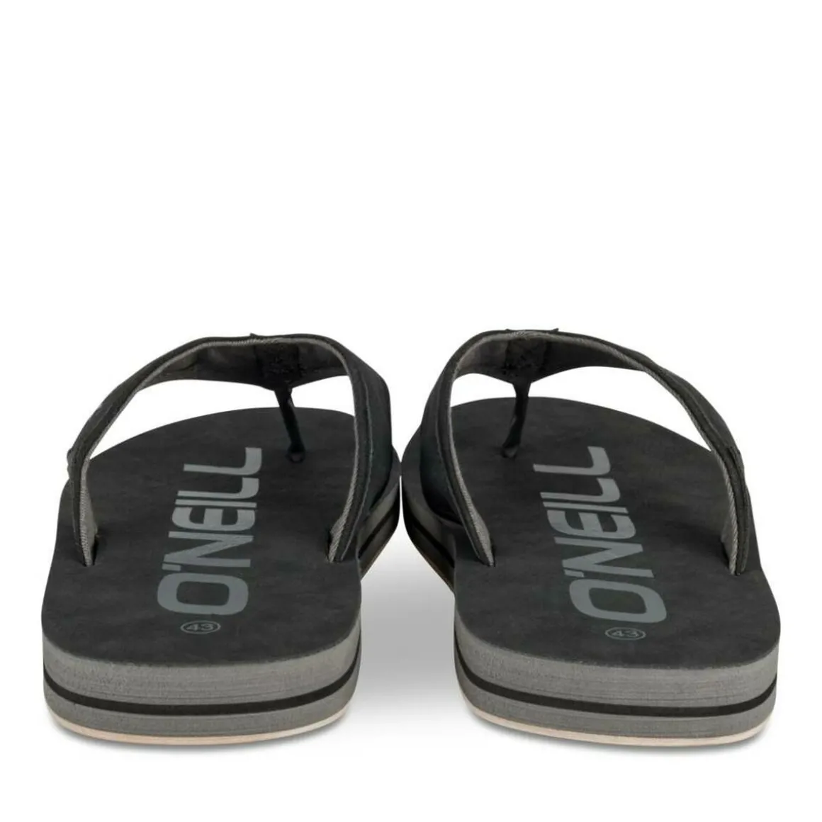 Teenslippers ZWART