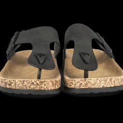 Teenslippers ZWART
