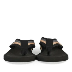 Teenslippers ZWART