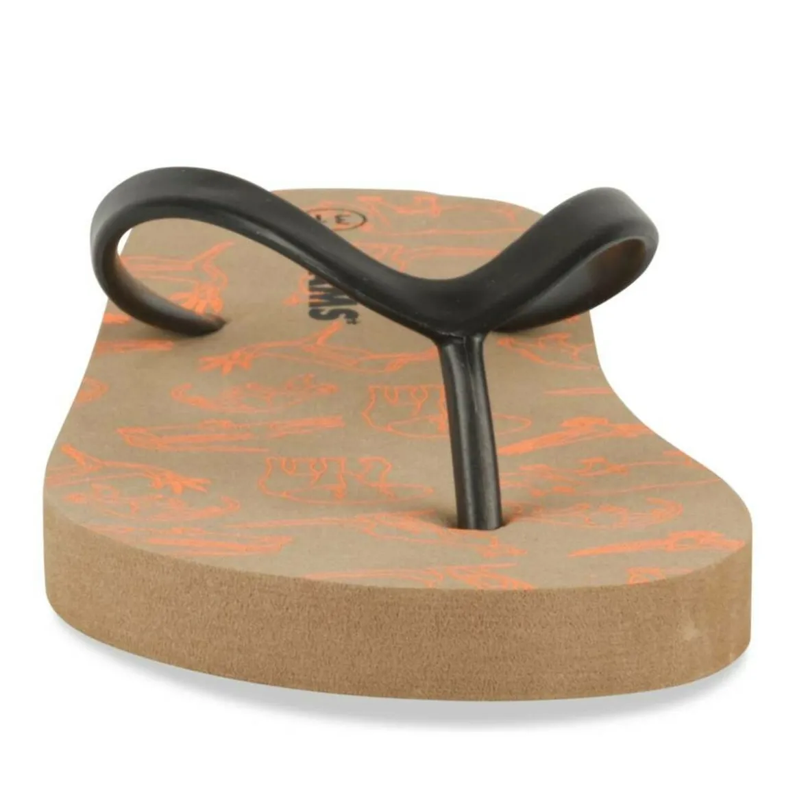 Teenslippers ZWART