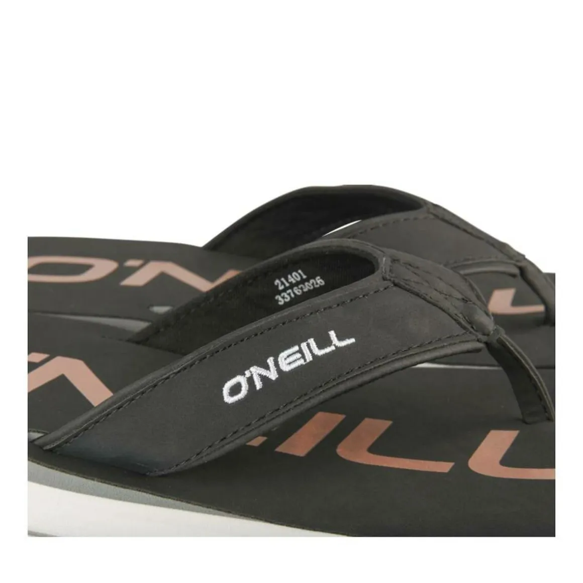 Teenslippers ZWART