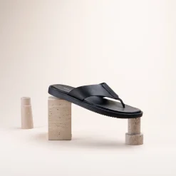 Teenslippers ZWART