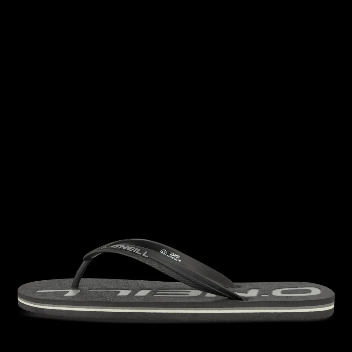 Teenslippers ZWART