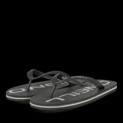 Teenslippers ZWART