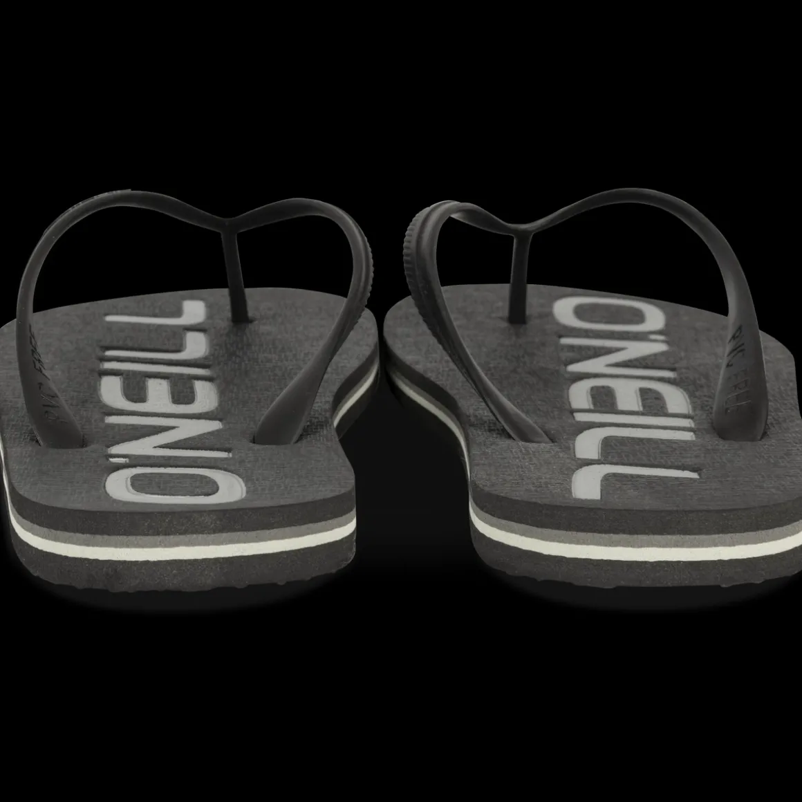 Teenslippers ZWART