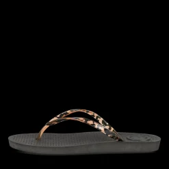 Teenslippers ZWART