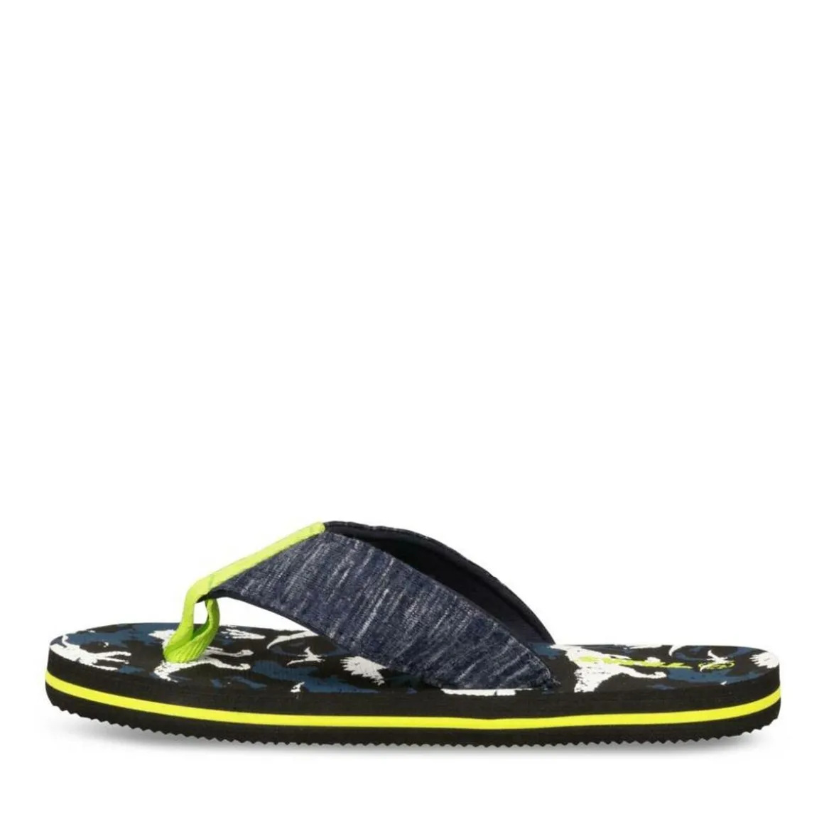Teenslippers ZWART