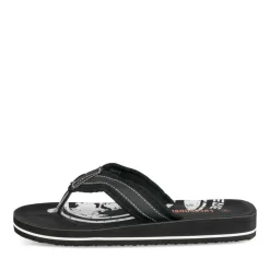 Teenslippers ZWART