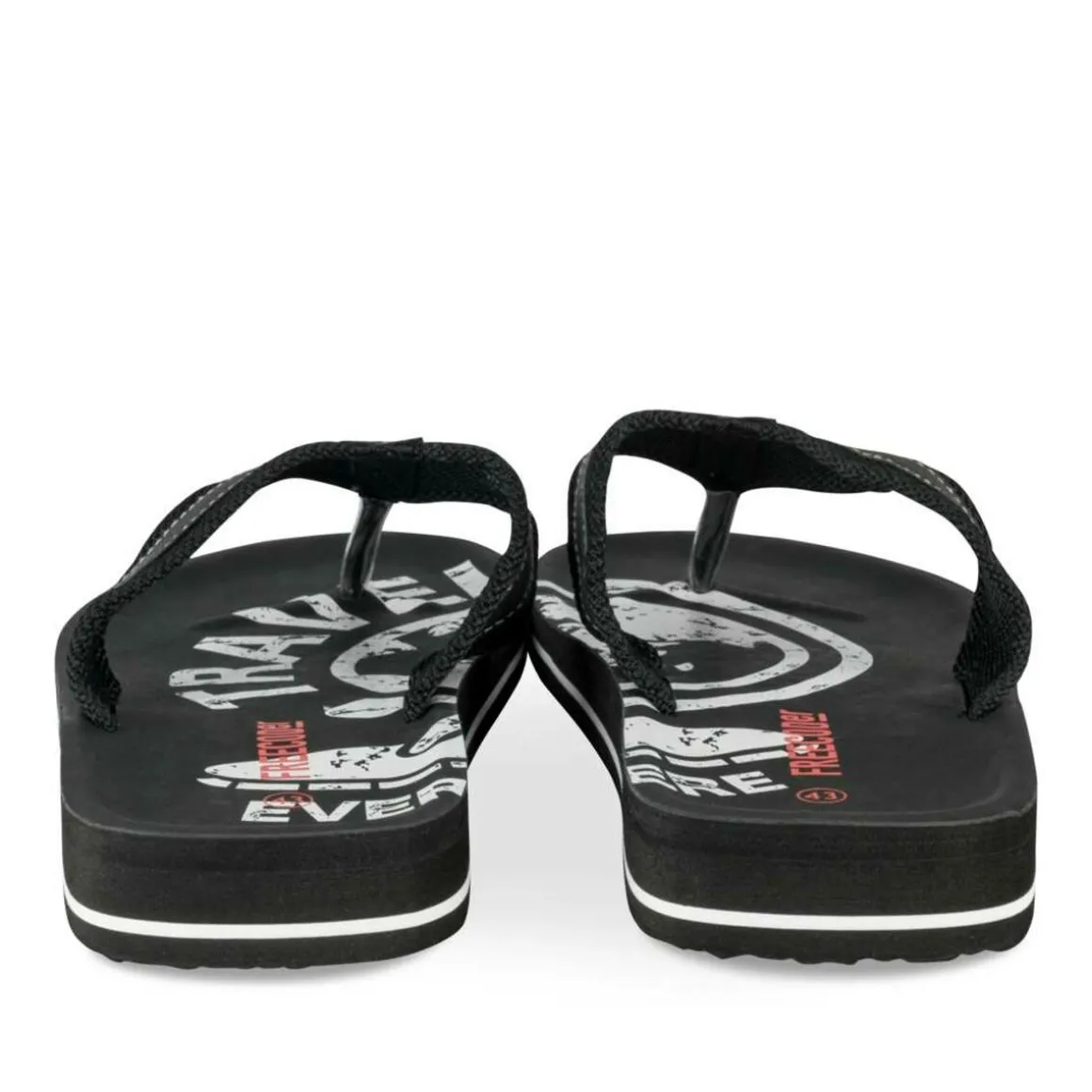 Teenslippers ZWART