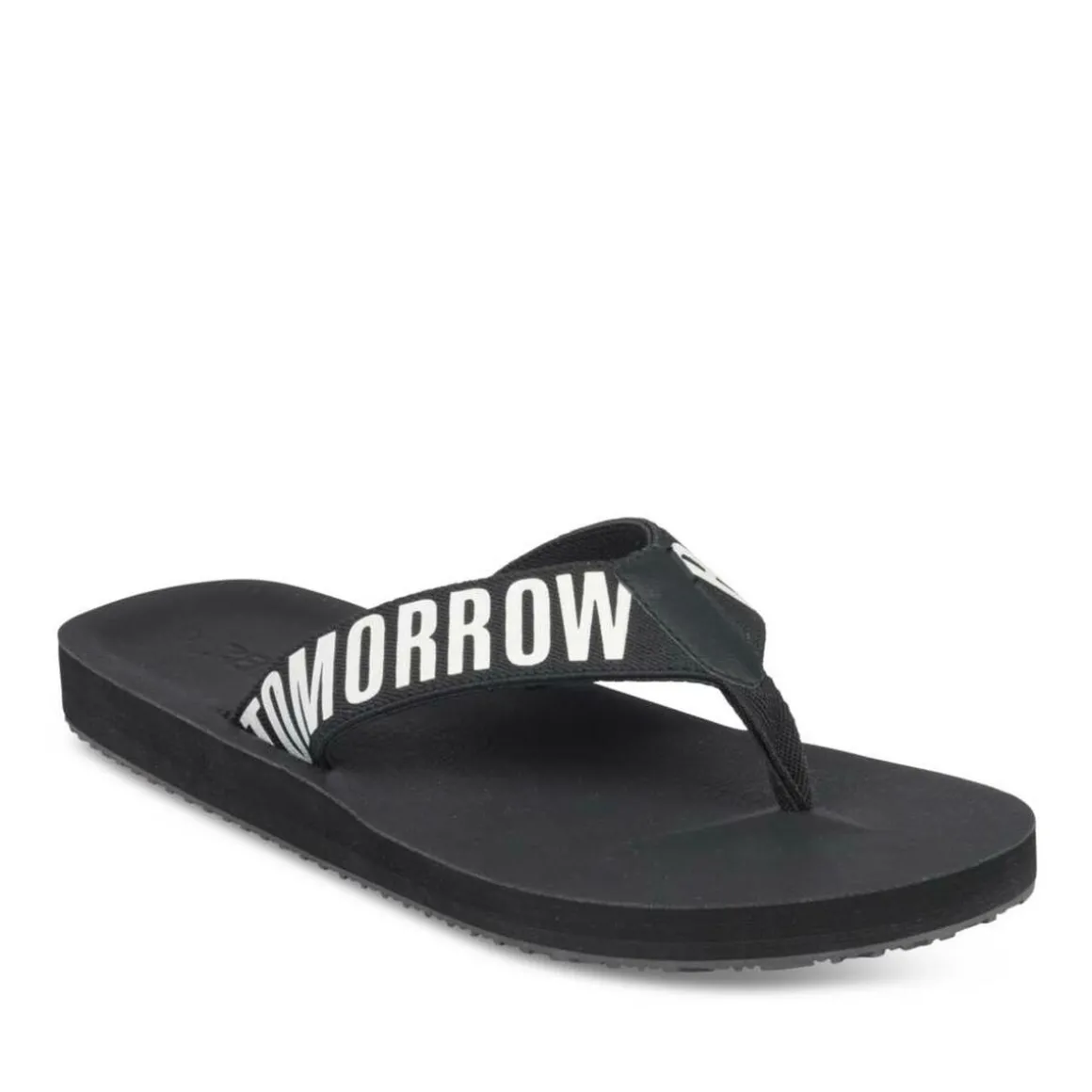 Teenslippers ZWART DENIM SIDE
