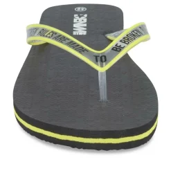 Teenslippers ZWART DENIM SIDE
