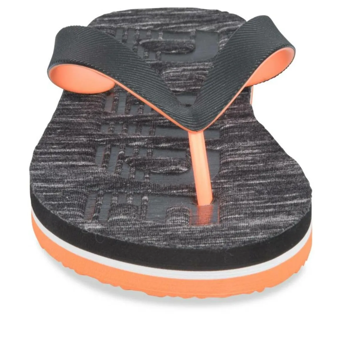 Teenslippers ZWART DENIM SIDE