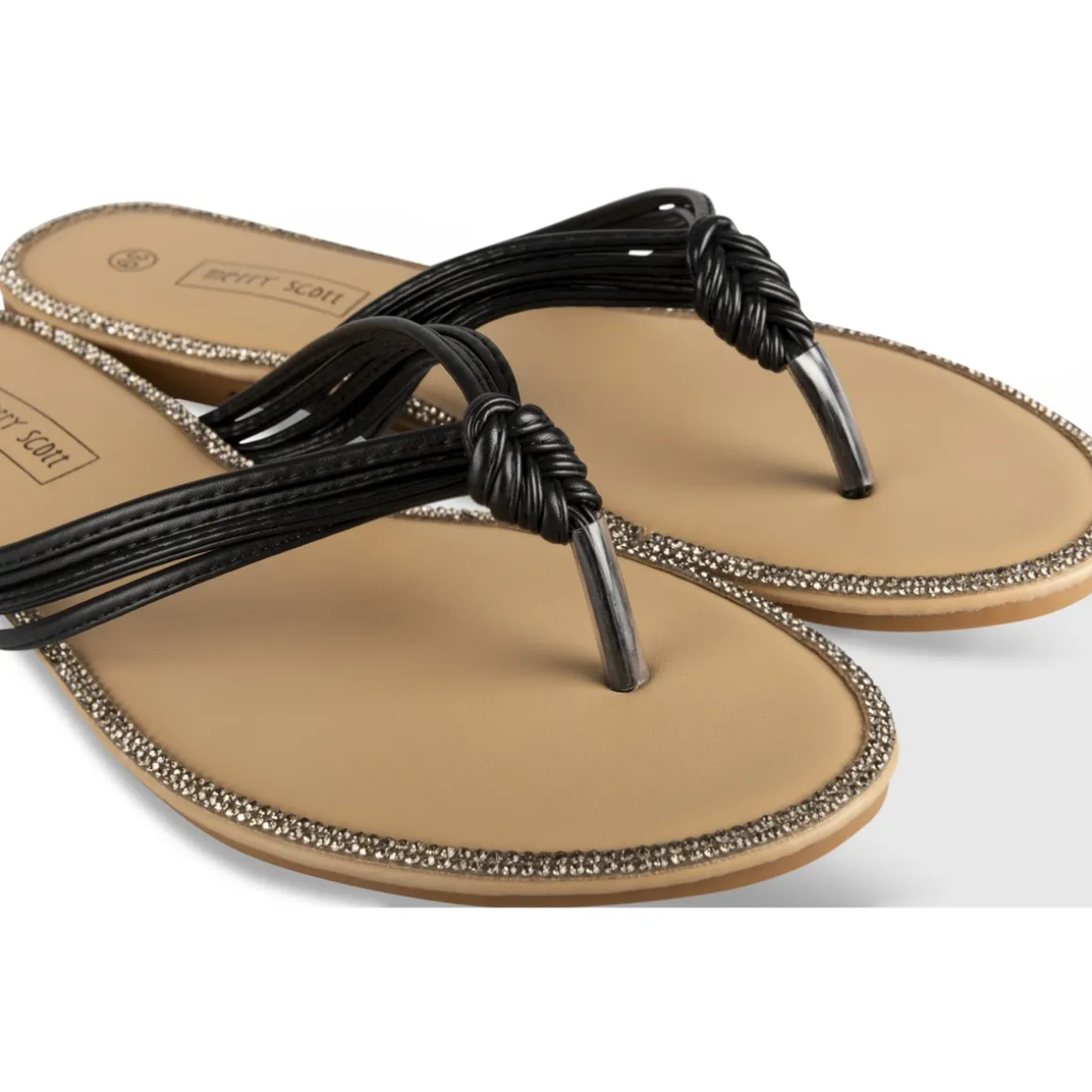 Teenslippers ZWART MERRY SCOTT