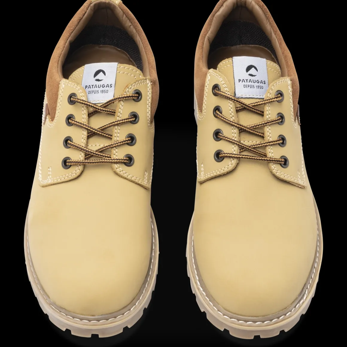Veterschoenen BEIGE PATAUGAS