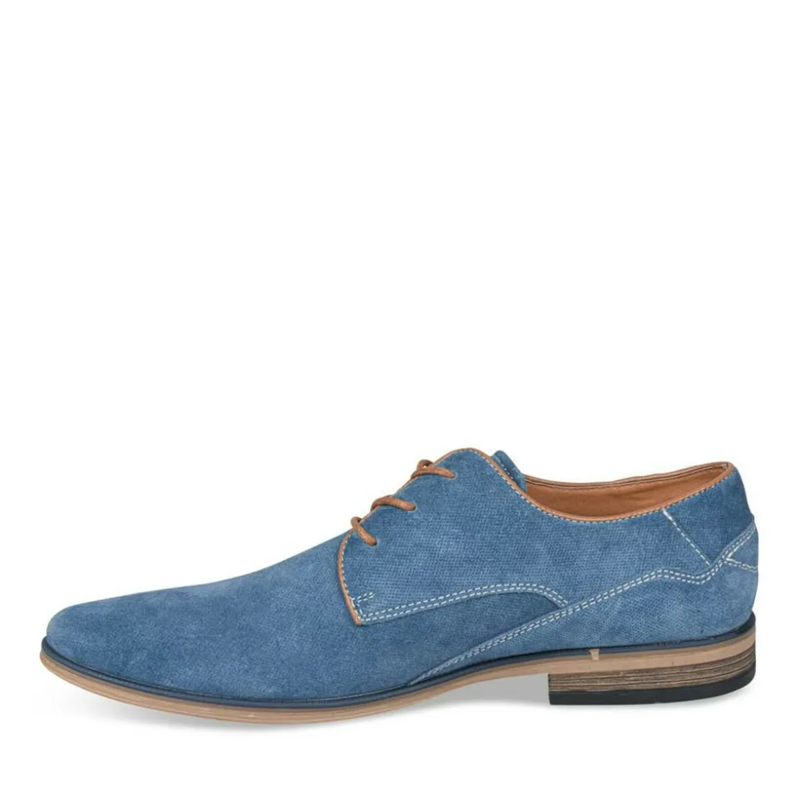 Veterschoenen BLAUW B-BLAKE LEER