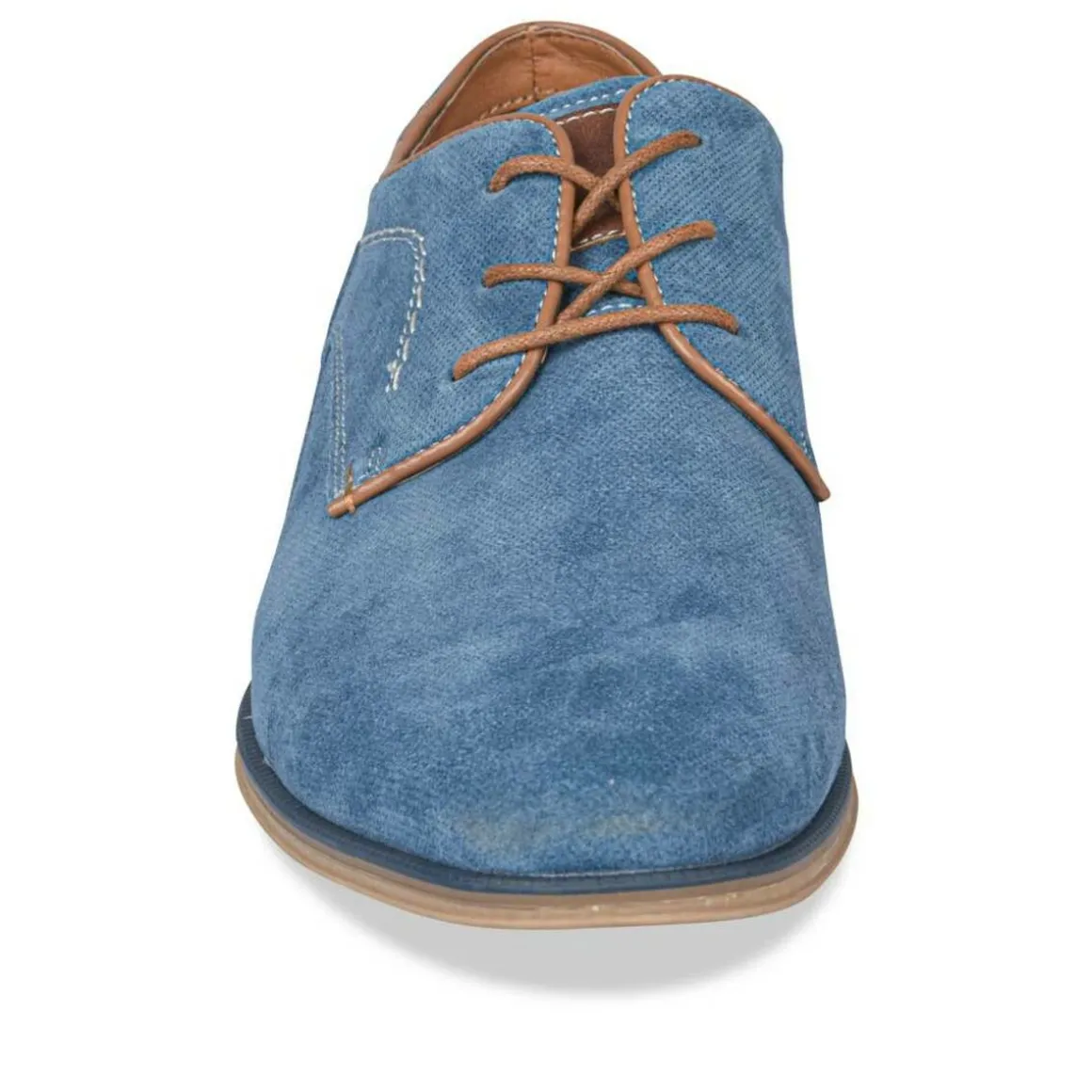 Veterschoenen BLAUW B-BLAKE LEER