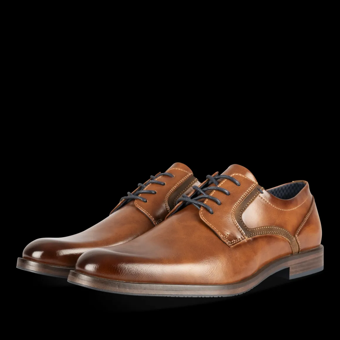 Veterschoenen COGNACKLEUR